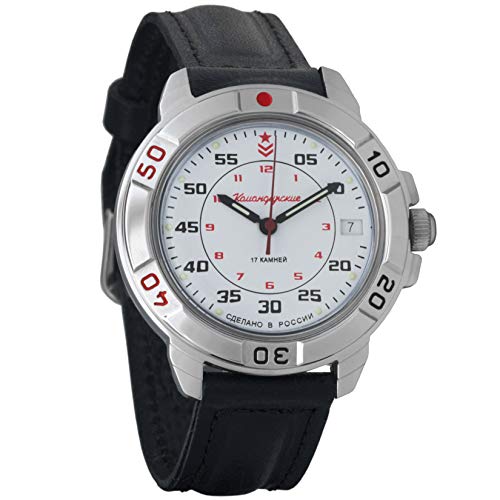 Vostok Komandirskie 2414 431171 - Reloj mecánico, diseño del ejército militar ruso Vostok Komandirskie 2414 431171 - Reloj mecánico, diseño del ejército militar ruso