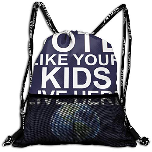 Vote Like Your Kids Live Here Bundle Backpack Unisex Home Gym Sack Bag Sport Drawstring Backpack Bag Vote Like Your Kids Live Here Bundle Backpack Unisex Home Gym Sack Bag Sport Drawstring Backpack Bag