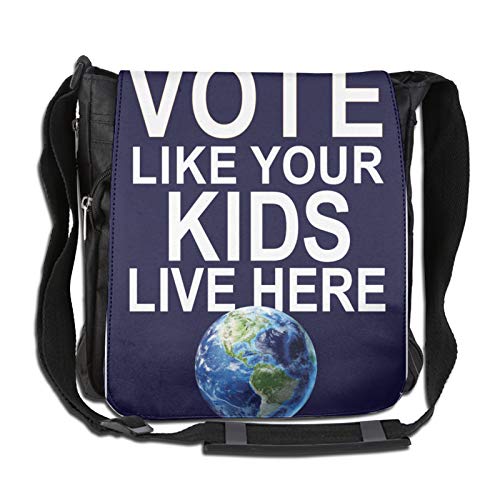 Vote Like Your Kids Live Here Single Shoulder Pack Unisex Home Gym Sack Bag Sport Drawstring Backpack Bag