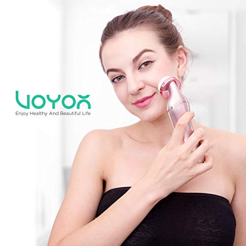 VOYOR Afeitadora Mujer Femenina Recortadora Electrica Bikini Rasuradora Mujer Depiladora para Facial Piernas y Axilas, la Línea del Bikini ES400 VOYOR Afeitadora Mujer Femenina Recortadora Electrica Bikini Rasuradora Mujer Depiladora para Facial Piernas y Axilas, la Línea del Bikini ES400