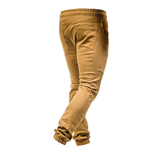 VPASS Pantalones para Hombre,Cintura Ajustable por Cordón y Bolsillos Pantalones Moda Pop Casuales Chándal de Hombres Jogging Pants Trend Largo Pantalones VPASS Pantalones para Hombre,Cintura Ajustable por Cordón y Bolsillos Pantalones Moda Pop Casuales Chándal de Hombres Jogging Pants Trend Largo Pantalones