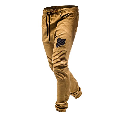 VPASS Pantalones para Hombre,Cintura Ajustable por Cordón y Bolsillos Pantalones Moda Pop Casuales Chándal de Hombres Jogging Pants Trend Largo Pantalones VPASS Pantalones para Hombre,Cintura Ajustable por Cordón y Bolsillos Pantalones Moda Pop Casuales Chándal de Hombres Jogging Pants Trend Largo Pantalones