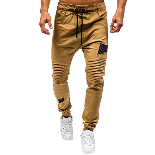 VPASS Pantalones para Hombre,Cintura Ajustable por Cordón y Bolsillos Pantalones Moda Pop Casuales Chándal de Hombres Jogging Pants Trend Largo Pantalones VPASS Pantalones para Hombre,Cintura Ajustable por Cordón y Bolsillos Pantalones Moda Pop Casuales Chándal de Hombres Jogging Pants Trend Largo Pantalones