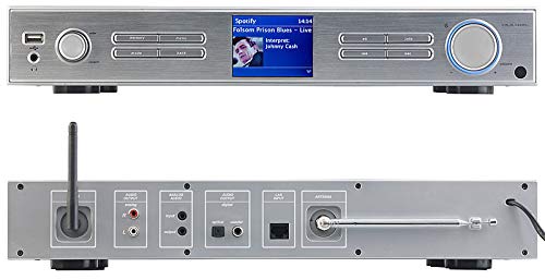 VR-Radio LENGUADO Receptor: Sintonizador WiFi HiFi con Radio por Internet, Dab +, FM, Transmisión, MP3, Plata (Red Radio) VR-Radio LENGUADO Receptor: Sintonizador WiFi HiFi con Radio por Internet, Dab +, FM, Transmisión, MP3, Plata (Red Radio)