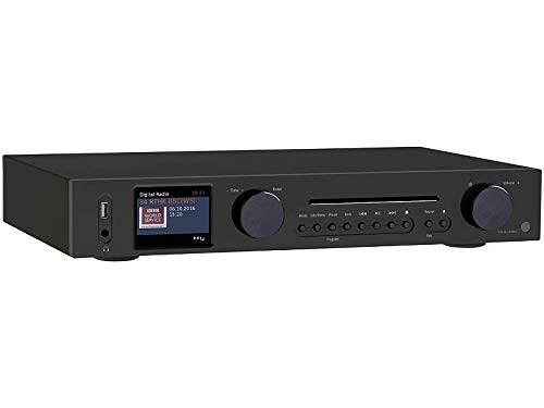 VR-Radio Reproductor de Red: Sintonizador WiFi HiFi con Radio por Internet, Discos COMPACTOS, Dab +, FM y Bluetooth, MP3 / WMA (Internet Receptor) VR-Radio Reproductor de Red: Sintonizador WiFi HiFi con Radio por Internet, Discos COMPACTOS, Dab +, FM y Bluetooth, MP3 / WMA (Internet Receptor)