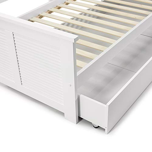 VS Venta-stock Cama Nido Juvenil Camila 90X190, Color Blanco, Dimensiones: 199cm (Largo), 105cm (Ancho) y 62cm (Alto) VS Venta-stock Cama Nido Juvenil Camila 90X190, Color Blanco, Dimensiones: 199cm (Largo), 105cm (Ancho) y 62cm (Alto)