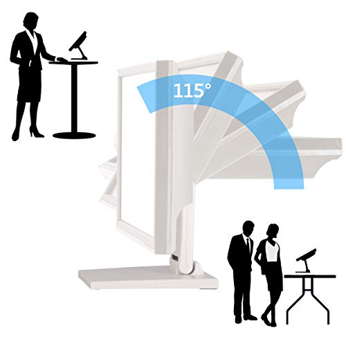 VSG® Soporte Altamente Estable para Pantallas táctiles, monitores de PC y PDV/de 10 a 22 Pulgadas/Regulable/con Placa metálica/Peso Elevado/VESA 100 y 75 / Soporte de Mesa/Soportes para Pantallas VSG® Soporte Altamente Estable para Pantallas táctiles, monitores de PC y PDV/de 10 a 22 Pulgadas/Regulable/con Placa metálica/Peso Elevado/VESA 100 y 75 / Soporte de Mesa/Soportes para Pantallas