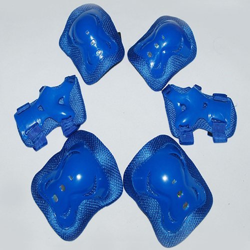 VSOAIR Los Niños de 6 PC de Patinaje sobre Ruedas de la Muñeca del Codo Rodilleras Equipo de Protección de 3-13 Años de Edad (Azul) VSOAIR Los Niños de 6 PC de Patinaje sobre Ruedas de la Muñeca del Codo Rodilleras Equipo de Protección de 3-13 Años de Edad (Azul)