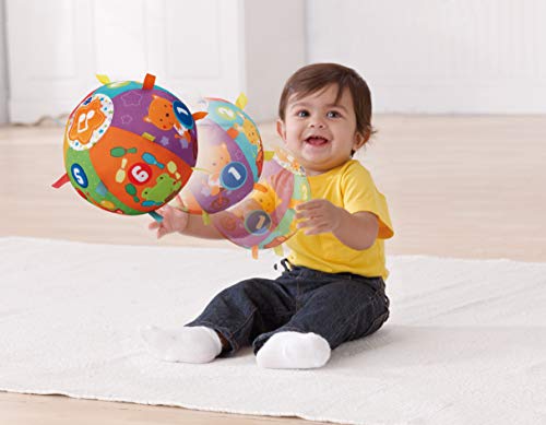 VTech- Bola cantarina Pelota Interactiva de Tela con Más de 50 Canciones, Multicolor, 24.9 x 14.0 x 8.9 (3480-166122) , color/modelo surtido