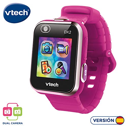 VTech- Kidizoom Smart Watch DX2 para Niños, Color rosa (frambuesa) (80-193847)
