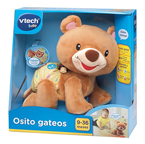 VTech- Osito Gateos Peluche, Color marrón (3480-181122) VTech- Osito Gateos Peluche, Color marrón (3480-181122)