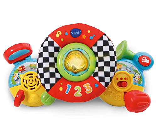 VTech Volante de Paseo Tut Tut Bólidos, Juguete para el Carrito con Tiras de Sujeción, Simulador de Conducción que Enseña Palabras Nuevas y Seguridad Vial (80-192522) , color/modelo surtido VTech Volante de Paseo Tut Tut Bólidos, Juguete para el Carrito con Tiras de Sujeción, Simulador de Conducción que Enseña Palabras Nuevas y Seguridad Vial (80-192522) , color/modelo surtido
