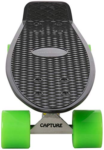 VTK Capture Mini Street Cruiser Skate 56 cm 22,5", monopatín retro vintage, rodamientos ABEC 7, para practicar en la ciudad, parques, etc. VTK Capture Mini Street Cruiser Skate 56 cm 22,5", monopatín retro vintage, rodamientos ABEC 7, para practicar en la ciudad, parques, etc.