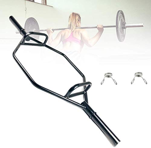 VULID Barra De Encogimiento Olímpica De Peso Muerto De 2 Pulgadas, Barra De Peso De Agarre Múltiple Con Collares De Resorte Levantamiento De Pesas Equipo De Gimnasio En Casa Entrenamiento De Culturism VULID Barra De Encogimiento Olímpica De Peso Muerto De 2 Pulgadas, Barra De Peso De Agarre Múltiple Con Collares De Resorte Levantamiento De Pesas Equipo De Gimnasio En Casa Entrenamiento De Culturism