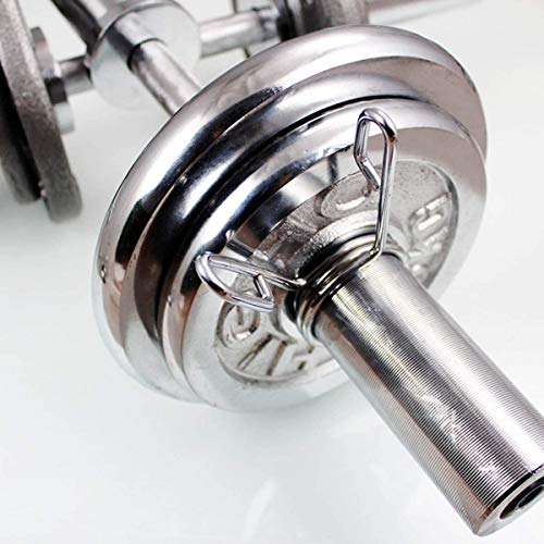 VULID Barras De Mancuernas Olímpicas Ajustables, Mancuernas Universales De 51 Cm, Barras De Mancuernas para Entrenamiento, Levantamiento De Pesas, Entrenamiento Físico VULID Barras De Mancuernas Olímpicas Ajustables, Mancuernas Universales De 51 Cm, Barras De Mancuernas para Entrenamiento, Levantamiento De Pesas, Entrenamiento Físico