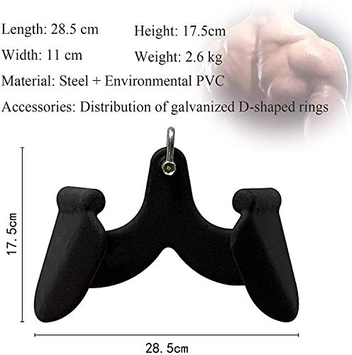 VULID Mango Abatible De Acero para Ejercicios, Accesorio De Manija De Cable para Ejercicio De Gimnasio, Barra De Tracción Lateral Power Grip, para Tríceps, Bíceps, Espalda, Hombros Y Abdomen VULID Mango Abatible De Acero para Ejercicios, Accesorio De Manija De Cable para Ejercicio De Gimnasio, Barra De Tracción Lateral Power Grip, para Tríceps, Bíceps, Espalda, Hombros Y Abdomen