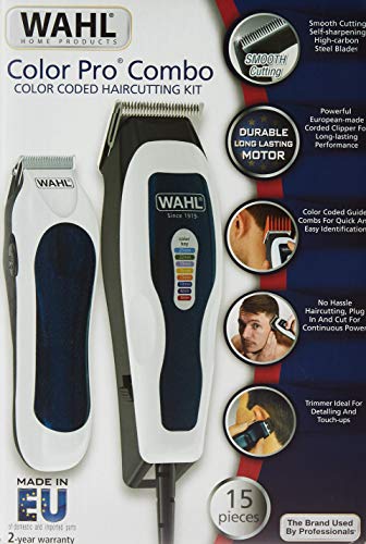 Wahl Color Pro Combo - Kit de cortapelos, batería Wahl Color Pro Combo - Kit de cortapelos, batería
