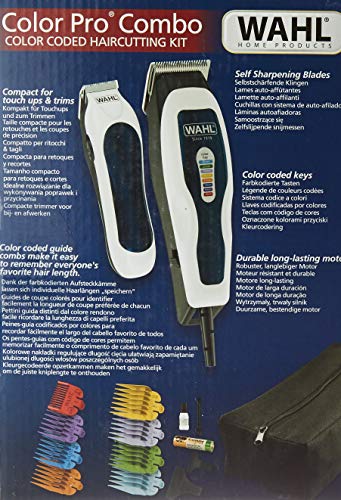 Wahl Color Pro Combo - Kit de cortapelos, batería Wahl Color Pro Combo - Kit de cortapelos, batería