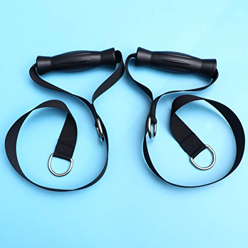 Wakauto 2 Piezas de Cuerda de Fitness con Mango de Plástico Cuerda de Tirón de Fitness Duradera Cuerda de Gimnasio Resistente Al Cinturón de Fitness para Hombros de Bíceps de Abdomen Wakauto 2 Piezas de Cuerda de Fitness con Mango de Plástico Cuerda de Tirón de Fitness Duradera Cuerda de Gimnasio Resistente Al Cinturón de Fitness para Hombros de Bíceps de Abdomen