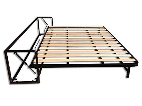 Wallbedking Cama De Matrimonio Abatible Horizontal 135 x 190 cm (Cama Doble Estilo Murphy Bed, Cama Plegable, sofá Cama, Mueble Cama Oculta). Wallbedking Cama De Matrimonio Abatible Horizontal 135 x 190 cm (Cama Doble Estilo Murphy Bed, Cama Plegable, sofá Cama, Mueble Cama Oculta).