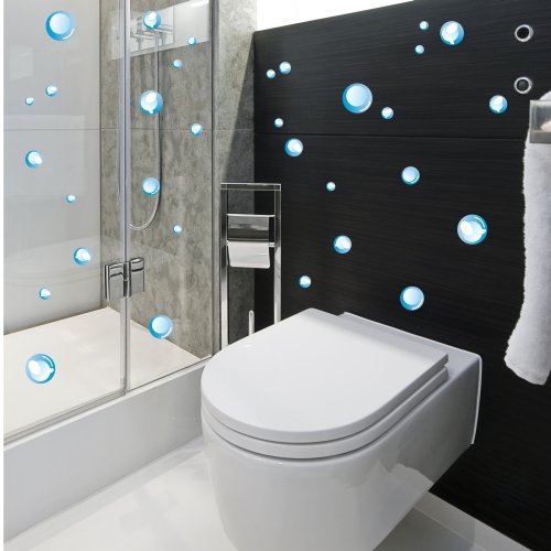 Wandkings Pegatinas para la pared - Pompas de jabón - Juego de adhesivos de 32 unidades en 2 hojas DIN A4 Wandkings Pegatinas para la pared - Pompas de jabón - Juego de adhesivos de 32 unidades en 2 hojas DIN A4