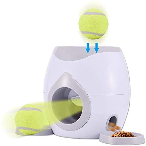 wangman Juguete Lanzador De Pelotas De Tenis para Mascotas, Alimentador AutomáTico para Mascotas, Lanzador De Pelotas De Tenis para Perros, MáQuina Interactiva para Lanzar Pelotas wangman Juguete Lanzador De Pelotas De Tenis para Mascotas, Alimentador AutomáTico para Mascotas, Lanzador De Pelotas De Tenis para Perros, MáQuina Interactiva para Lanzar Pelotas