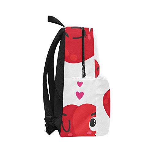 Warm Company Heart Hug Classic Classic Bolsas Impermeables portátiles Mochilas Escolares Colegio Universitario Campus Mochilas para niños Mujeres y Hombres Viajes con Cremallera y Bolsillo Interior