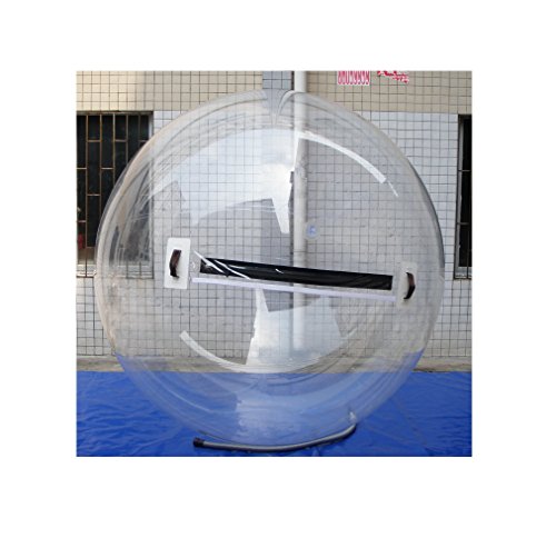 Water Ball 2 o 3 Metros - PVC Tarpaulin y de TPU Poliuretano - Esfera acuática Agua - Hinchable acuático - Water Zorb Ball, Water Games (B - Material TPU 2 m)