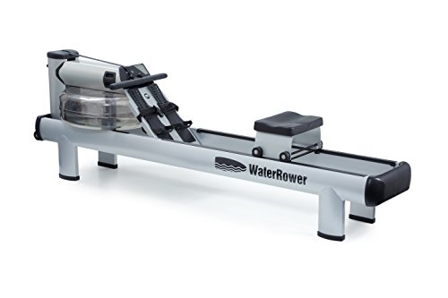 WaterRower M1 HI Rise - Máquina de Remo para Fitness (cinturón de Pecho), Color Acero