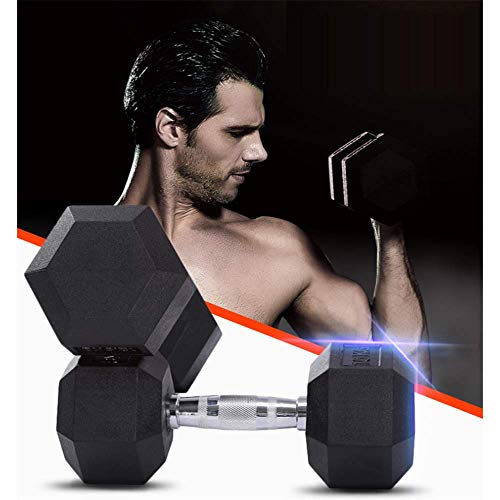 WAWZNN Hexagonal con Mancuernas De Goma, Mancuerna Fija Equipo De Entrenamiento para Hacer Ejercicio En Casa,7.5 kg WAWZNN Hexagonal con Mancuernas De Goma, Mancuerna Fija Equipo De Entrenamiento para Hacer Ejercicio En Casa,7.5 kg