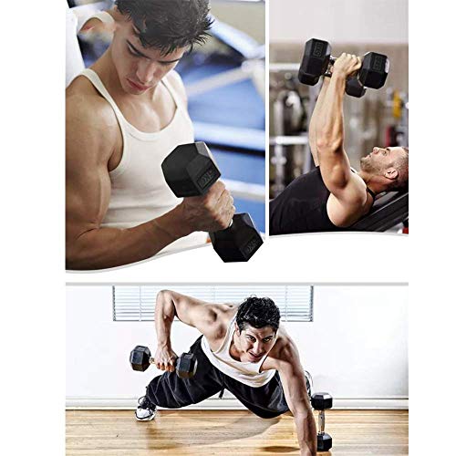 WAWZNN Hexagonal con Mancuernas De Goma, Mancuerna Fija Equipo De Entrenamiento para Hacer Ejercicio En Casa,7.5 kg WAWZNN Hexagonal con Mancuernas De Goma, Mancuerna Fija Equipo De Entrenamiento para Hacer Ejercicio En Casa,7.5 kg