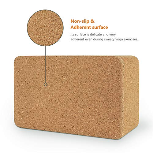 WayEee Bloques de Yoga Corcho Natural 2 Piezas Ecológico de Alta Densidad Centímetros Ladrillo Yoga Block Cork para Pilates y Ejercicios de Yoga WayEee Bloques de Yoga Corcho Natural 2 Piezas Ecológico de Alta Densidad Centímetros Ladrillo Yoga Block Cork para Pilates y Ejercicios de Yoga