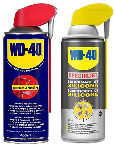 Wd 40 - Wd-40 - Lote Lubricante Wd40 Doble Accion 400Ml + Specialist Lubricante De Silicona 400Ml - Pack 2 Unidades Wd-40 - Wd 40 Wd 40 - Wd-40 - Lote Lubricante Wd40 Doble Accion 400Ml + Specialist Lubricante De Silicona 400Ml - Pack 2 Unidades Wd-40 - Wd 40