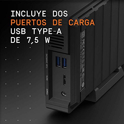 WD_BLACK D10 Game Drive de 8 TB - 7200RPM con refrigeración activa para guardar tu enorme colección de juegos PC o consola WD_BLACK D10 Game Drive de 8 TB - 7200RPM con refrigeración activa para guardar tu enorme colección de juegos PC o consola