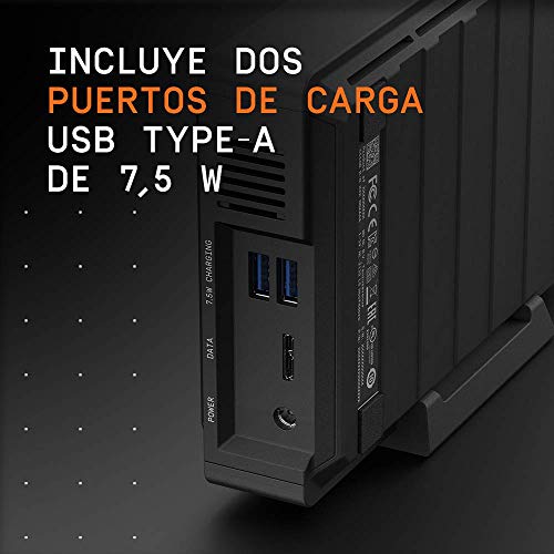 WD_BLACK D10 Game Drive de 8 TB - 7200RPM con refrigeración activa para guardar tu enorme colección de juegos PC o consola