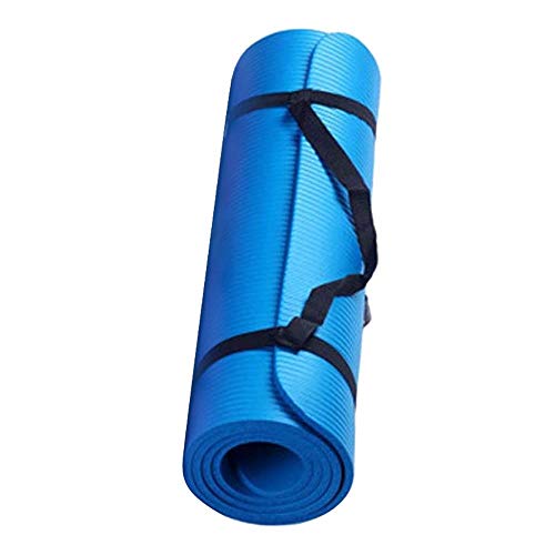 WDNMD 15 mm de Espesor Alfombra y sostenible Yoga Yoga Mats tracción de los neumáticos Deportes Estera de Gimnasio de Entrenamiento con Pesas para Bajar de Equipos de Gimnasia,VS