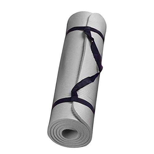 WDNMD 15 mm de Espesor Alfombra y sostenible Yoga Yoga Mats tracción de los neumáticos Deportes Estera de Gimnasio de Entrenamiento con Pesas para Bajar de Equipos de Gimnasia,VS