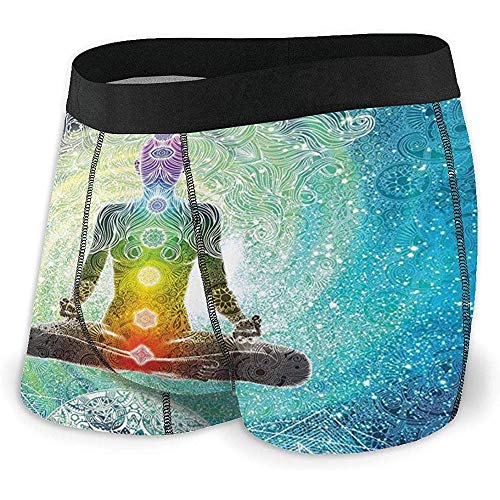 Web--ster Ropa Interior para Hombre Zen Meditación Yoga Chakra Mandala Stretch Classic Fit Boxer Briefs Shorts No Ride Up Web--ster Ropa Interior para Hombre Zen Meditación Yoga Chakra Mandala Stretch Classic Fit Boxer Briefs Shorts No Ride Up