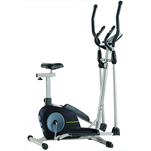 WEI-LUONG Plegable Entrenamiento Bicicleta elíptica máquina elíptica Cardio Fitness máquina de Entrenamiento de Control Elíptica con el Monitor LCD magnética 105x61x158cm sesión de Cardio Plegable