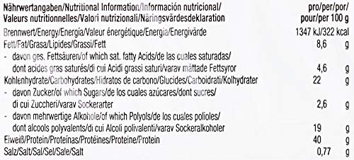 Weider 40% Protein Low Carb. Barrita alto contenido en proteínas sin hidratos de carbono. 40% de proteínas por barrita. Sabor cacahuete caramelo (24 x 100 g) Weider 40% Protein Low Carb. Barrita alto contenido en proteínas sin hidratos de carbono. 40% de proteínas por barrita. Sabor cacahuete caramelo (24 x 100 g)