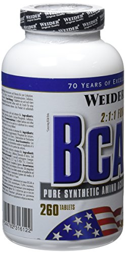 Weider All Free Form BCAA, 260 Capsulas