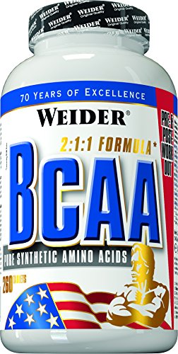 Weider All Free Form BCAA, 260 Capsulas