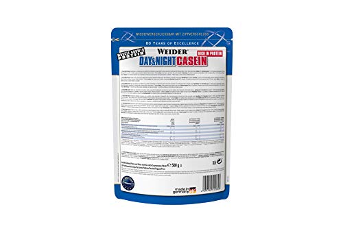 Weider Day & Night Casein Chocolate 500g. Fórmula protéica a base de puro caseinato cálcico. Efecto saciante Weider Day & Night Casein Chocolate 500g. Fórmula protéica a base de puro caseinato cálcico. Efecto saciante