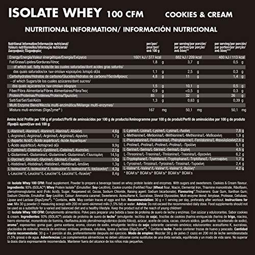 Weider Isolate Whey 100CFM 908gr Sabor Cookies. 100% aislado de proteina de suero. Cero azúcar, cero aspartamo, con stevia, con dygezime, con BCAA, apto para veganos. Isolac. Para dietas keto. Weider Isolate Whey 100CFM 908gr Sabor Cookies. 100% aislado de proteina de suero. Cero azúcar, cero aspartamo, con stevia, con dygezime, con BCAA, apto para veganos. Isolac. Para dietas keto.