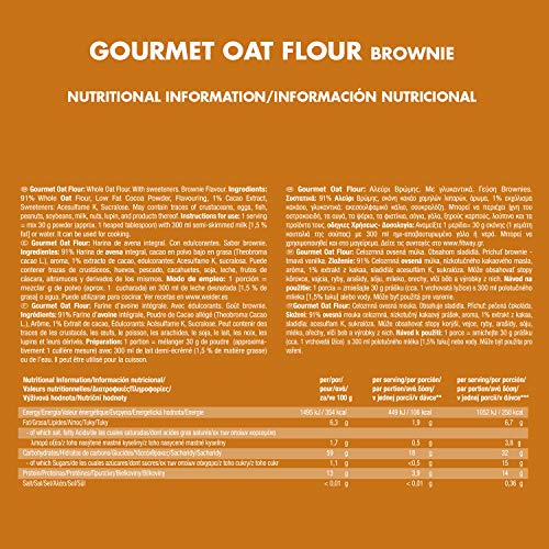 Weider Oat Gourmet. Harina de Avena Integral. Fuente de proteína con bajo contenido en azúcares. Sabor Brownie (1 kg) Weider Oat Gourmet. Harina de Avena Integral. Fuente de proteína con bajo contenido en azúcares. Sabor Brownie (1 kg)