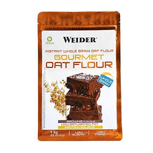 Weider Oat Gourmet. Harina de Avena Integral. Fuente de proteína con bajo contenido en azúcares. Sabor Brownie (1 kg) Weider Oat Gourmet. Harina de Avena Integral. Fuente de proteína con bajo contenido en azúcares. Sabor Brownie (1 kg)