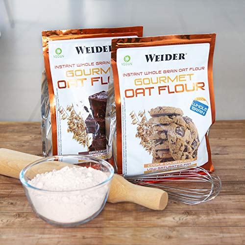 Weider Oat Gourmet. Harina de Avena Integral. Fuente de proteína con bajo contenido en azúcares. Sabor Cookie (1 kg)