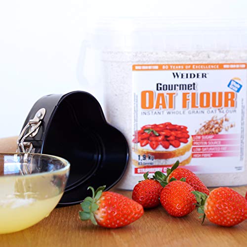 Weider Oat Gourmet. Harina de Avena Integral. Fuente de proteína con bajo contenido en azúcares. Sabor Tarta de Fresa (1,9 kg) Weider Oat Gourmet. Harina de Avena Integral. Fuente de proteína con bajo contenido en azúcares. Sabor Tarta de Fresa (1,9 kg)