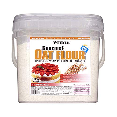 Weider Oat Gourmet. Harina de Avena Integral. Fuente de proteína con bajo contenido en azúcares. Sabor Tarta de Fresa (1,9 kg) Weider Oat Gourmet. Harina de Avena Integral. Fuente de proteína con bajo contenido en azúcares. Sabor Tarta de Fresa (1,9 kg)