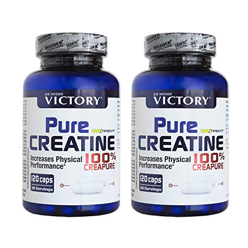 Weider Pack Dúo Pure Creatine (2X120caps) en capsulas. 100% creapure